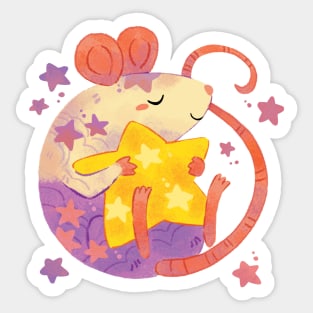 Mouse Star Sticker